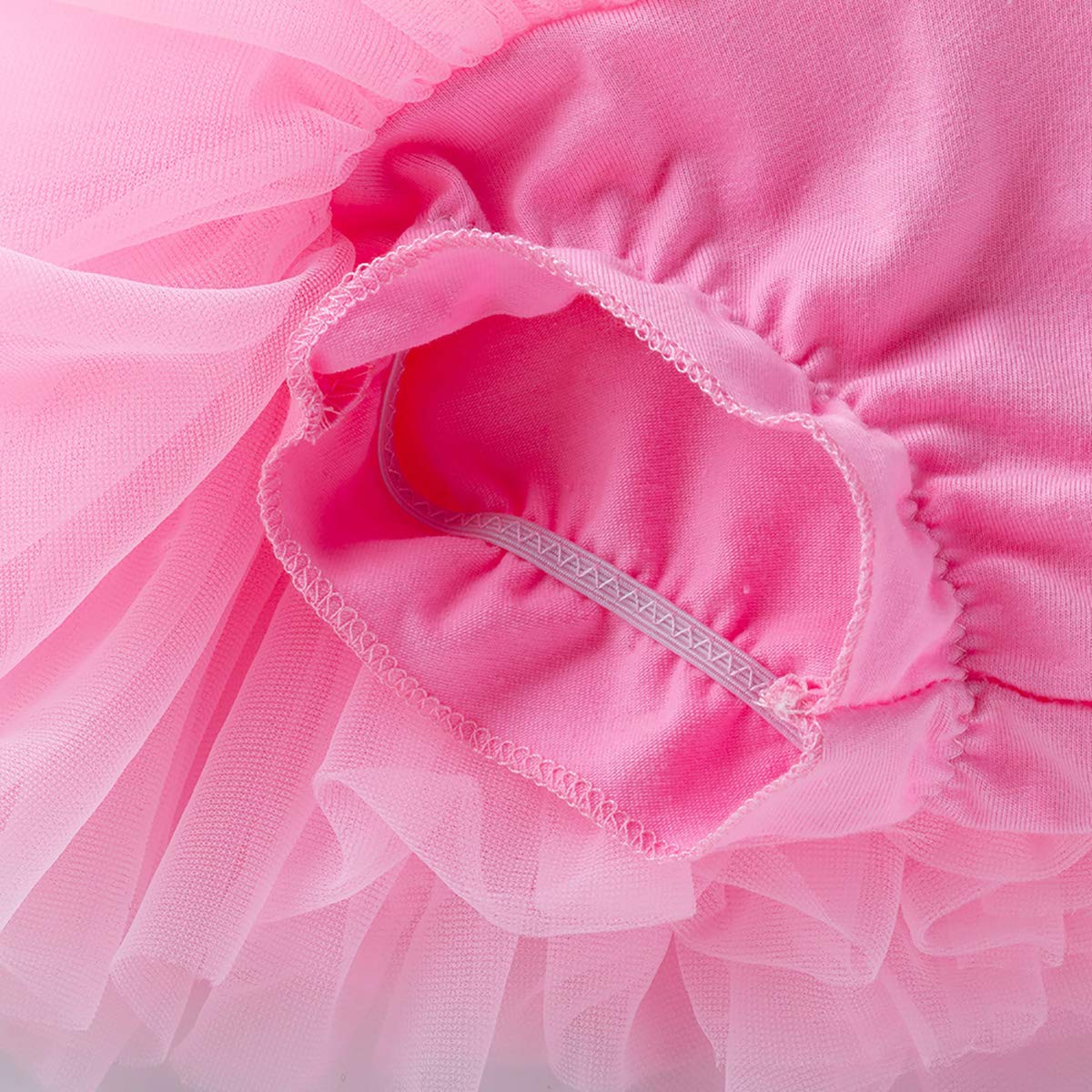 Baby Girls Tutu Skirt, Infant Tulle Tutus, Newborn Soft Skirts For Toddlers Pink