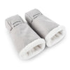UPPAbaby CozyHandmuff - Easily Attaches to Stroller Handlebars - Ultra-Plush, Weather-Proof Hand Protection - Savannah (Pearl Gr