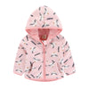 Feidoog Toddler Polar Fleece Jacket Hooded Baby Boys Girls Autumn Winter Long Sleeve Thick Warm Outerwear,Pink Cat,3-4T