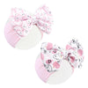 Yanjie Halloween Baby Headbands Bow Ghost Hair Bow Baby Pink Halloween Bow Baby White Halloween Bows Newborn Bows Infant Hallowe