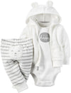 Carter'S Baby 3 Pc Sets 126G279, Heather, 12 Months