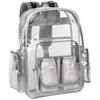 Mancro Diaper Bag Backpack, Clear Baby Bag Heavy Duty Transparent Backpack For Girls Boys, Multifunction Large Travel Backpack M