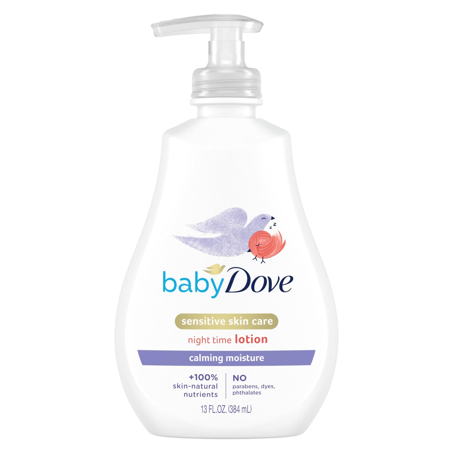 Baby Dove Sensitive Skin Care Baby Lotion For A Soothing Scented Lotion Calming Moisture Hypoallergenic And Dermatologist-Tested