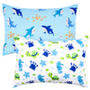 Uomny Toddler Pillowcases For Girls 13X18 12X16 14X19 Turtles And Sharks Baby Pillow Case 2 Pack Small Pillow Covers For Travel