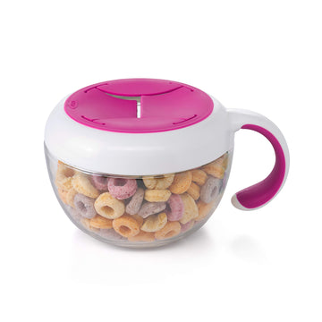 Oxo Tot Flippy Snack Cup With Travel Lid - Pink