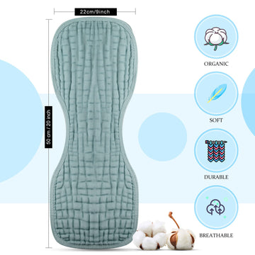 Frienda 6 Pieces Baby Muslin Burp Cloths Large 9 X 20 Inch 6 Layer Burp Cloth Multi Colors Muslin Washcloths Diapers Newborn Fac