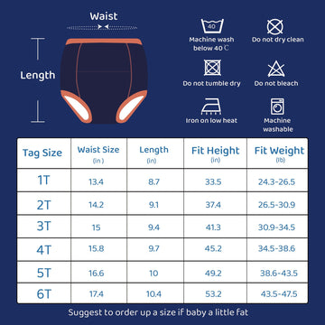 Smulpooti 8 Packs Reusable Toddler Potty Training Underwear Boys For Potty Training And Strong Absorbent Training Underwear For