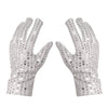 Honbay Silver Sparkling Sequin Gloves Costume Gloves Dance Performance Gloves - For Kids Under 8 Years Old