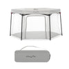 Dream On Me Onyx Playpen In Grey, Baby Playpen, Portable And Lightweight, Playpen For Babies And Toddler - Comes With A Comforta
