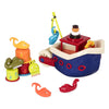 B. toys- Water Play Bath Toy Set - Baby Bath Toys - Boat & Accessories - Tub Toys For Toddlers, Kids -Fish & Splish- 1 Year +