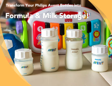 Travel And Storage Bottle Caps Compatible With Avent Baby Bottles, Bottle Lids Replacement, Spill-Proof, Leak-Resistant, Easy-To