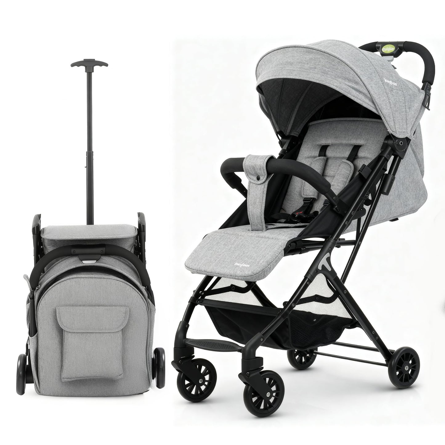 Baybee Baby Stroller For Newborn To 3 Years | 2In1 Foldable Baby Stroller With Bassinet, Reversible Handle, Adjustable Recline