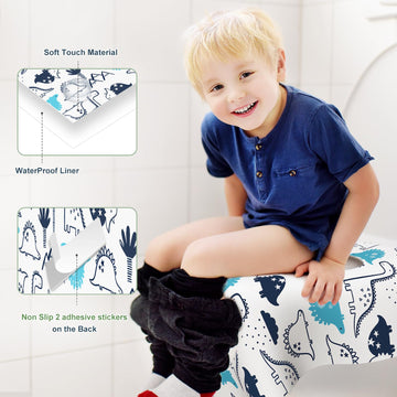 30 Pack Toilet Seat Covers Disposable, Large Waterproof Potty Covers For Toddlers, Kids, And Adults, Individually Wrapped For Tr