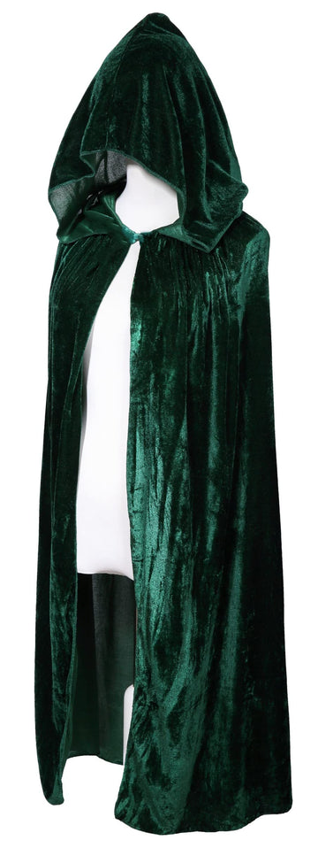 Crizcape Kids Costumes Capes Cloak With Hood For Halloween Party 3-4 Years Green