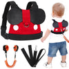 Accmor Toddler Leash Harness, Child Harness Baby Leash + Anti-Lost Wrist Link, Cute Kids Harness With Walking Assistant Strap Be