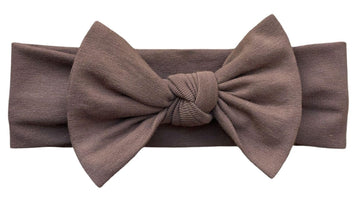 Babygiz Baby Girl Headbands-Infant,Toddler Cotton Handmade Hairbands With Bows Child Hair Accessories (Brown)