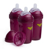 Wonder Woman Dc Comics - Herobility Double Anti-Colic Baby Bottles - 8.5 Fl Oz/240Ml - 3-Pack