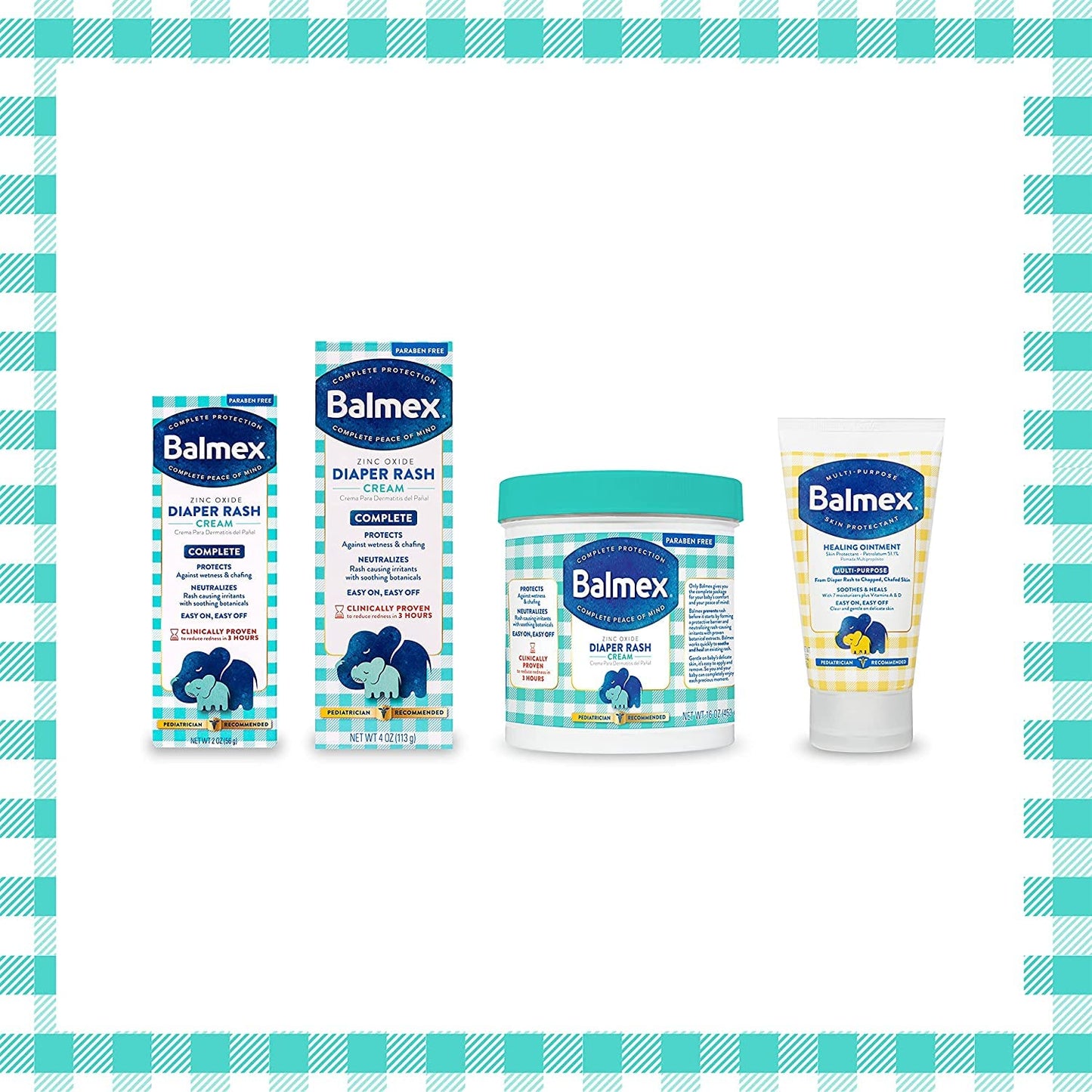 Balmex Zinc Oxide Diaper Rash Cream 4 Oz. (Case Of 6)