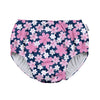 I Play. By Green Sprouts Reusable, Eco Pull-Up Swim Diaper, Upf 50, 12 Mo, Navy Blooms, Patented Design, Standard 100 By Oeko-Te