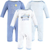 Hudson Baby Unisex Baby Cotton Coveralls, Easter Truck, 0-3 Months