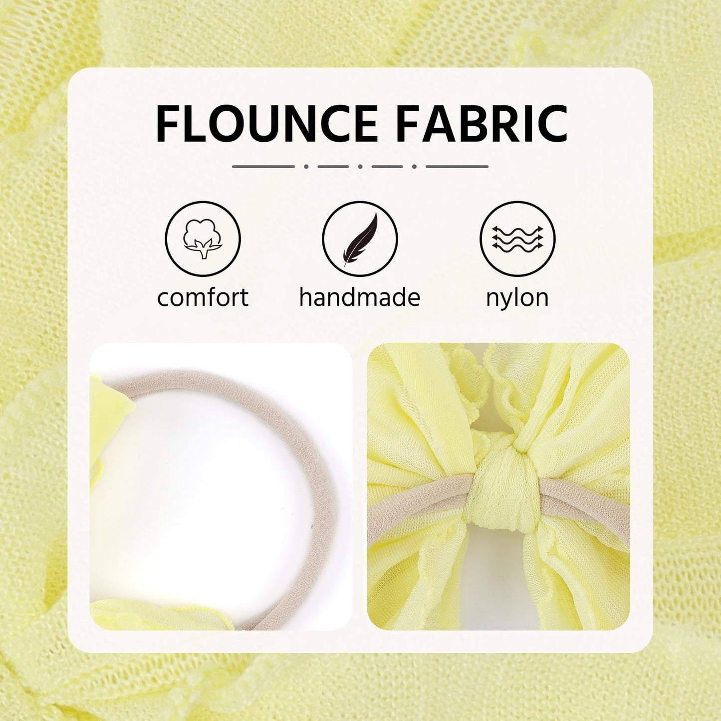 Lanmerry Baby Girls Soft Knot Headbands With Hair Bows Newborn Toddler Hairbands Infant Toddlers Kids Hair Accessories Blue Wate