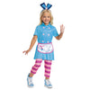 Alice Costume For Kids, Official Disney Alice'S Bakery Costume, Toddler Size Large (4-6X)