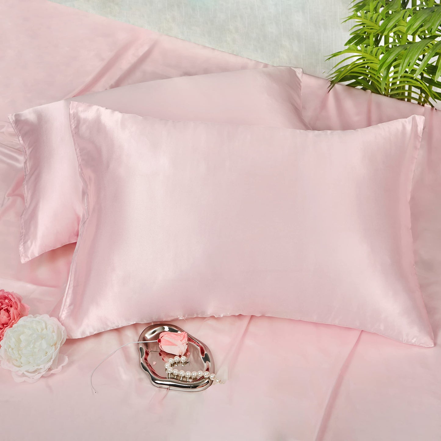 Travel Pillowcase 2 Pack Toddler Pillowcase 14 X 20 Breathable Silky Soft Satin Toddler Pillowcase Jade Mini Pillow Cases Envelo