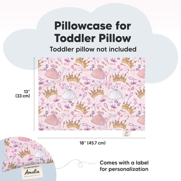 Keababies Toddler Pillowcase For 13X18 Pillow - Organic Toddler Pillow Case For Boy, Kids - 100% Natural Cotton Pillowcase For M