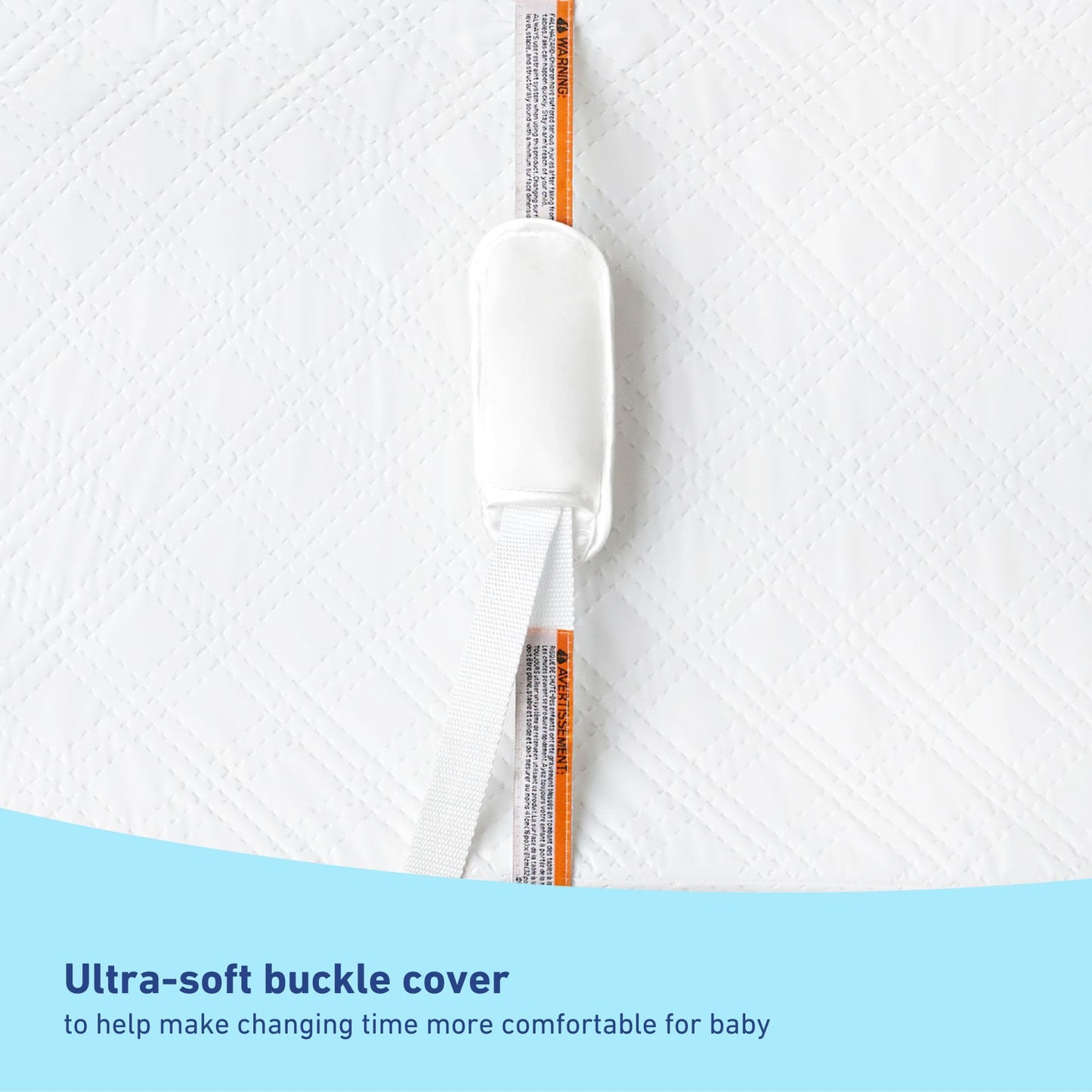 Graco Premium 4-Sided Contoured Changing Pad (White) - Greenguard Gold Certified, Jpma Waterproof Certified Baby Changing Pad Wi