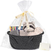 Chicvita Black Basket Empty Gift Basket, Small Woven Basket For Organizing, Rope Basket For Storage, Decorative Basket For Dogs,