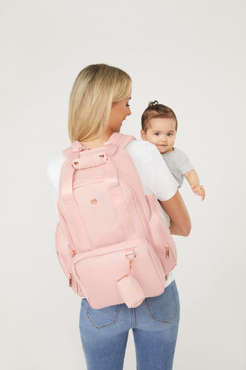 Huggies Sunshine Pack Diaper Backpack, Bridal Rose, One Size