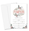 Yuansail Baby Shower Invitation Cards, Pumpkin Fill In Invites Cards, 25 Cards And Envelopes - (Bb004-Yaoqing)