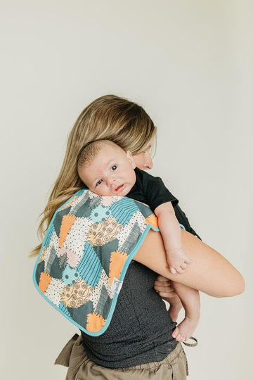 Copper Pearl Baby Burp Cloth Large 21''X10'' Size Premium Absorbent Triple Layer 3-Pack Gift Set 'Nightmare Before Christmas' -