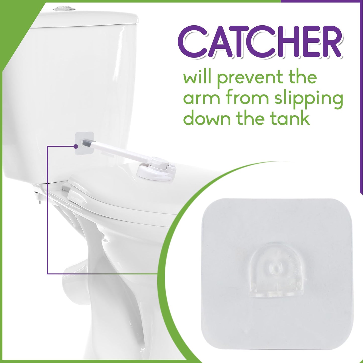 Mars Baby Child Safety Toilet Seat Lock - Easy To Install And Use Toilet Lock, Baby Proof Your Bathroom - Easy Install No Tools