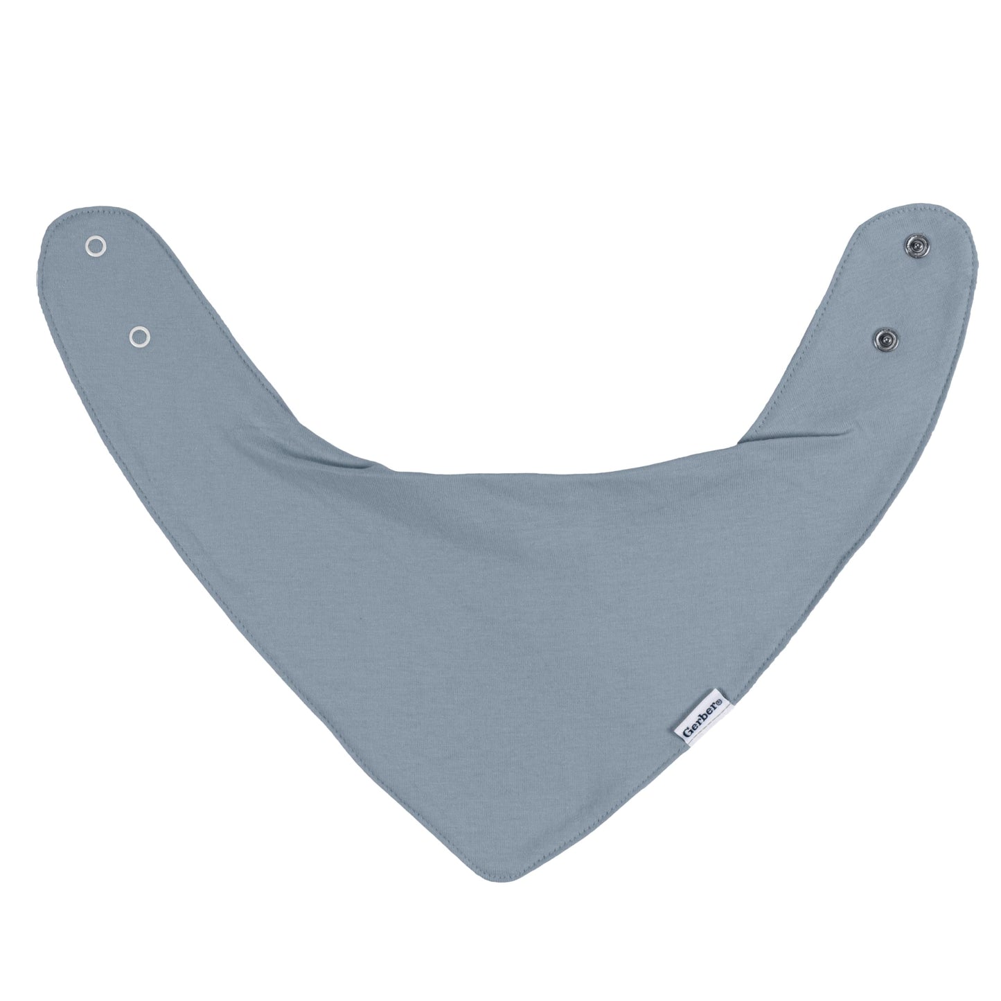 Gerber Baby Unisex Bandana Bibs 10-Pack, Multi Blues, One Size