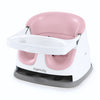 Ingenuity Baby Base 2-In-1 Booster Feeding And Floor Seat With Self-Storing Tray - Peony