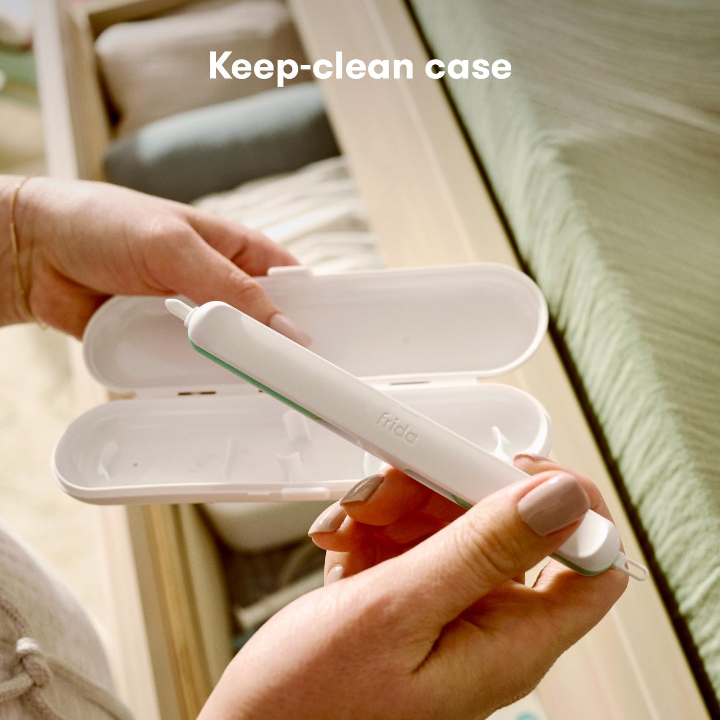 Frida Baby 3-In-1 Nose, Nail + Ear Picker: Baby Ear Cleaner + Baby Nose Cleaner And Nail Tool For Babies + Toddlers, Safely Clea