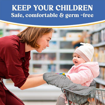 Shopping Cart Cover For Baby Pillani, High Chair Cover For Restaurant Seat, Grocery Cart Cover For Baby Girl/Boy, Cotton Buggy C