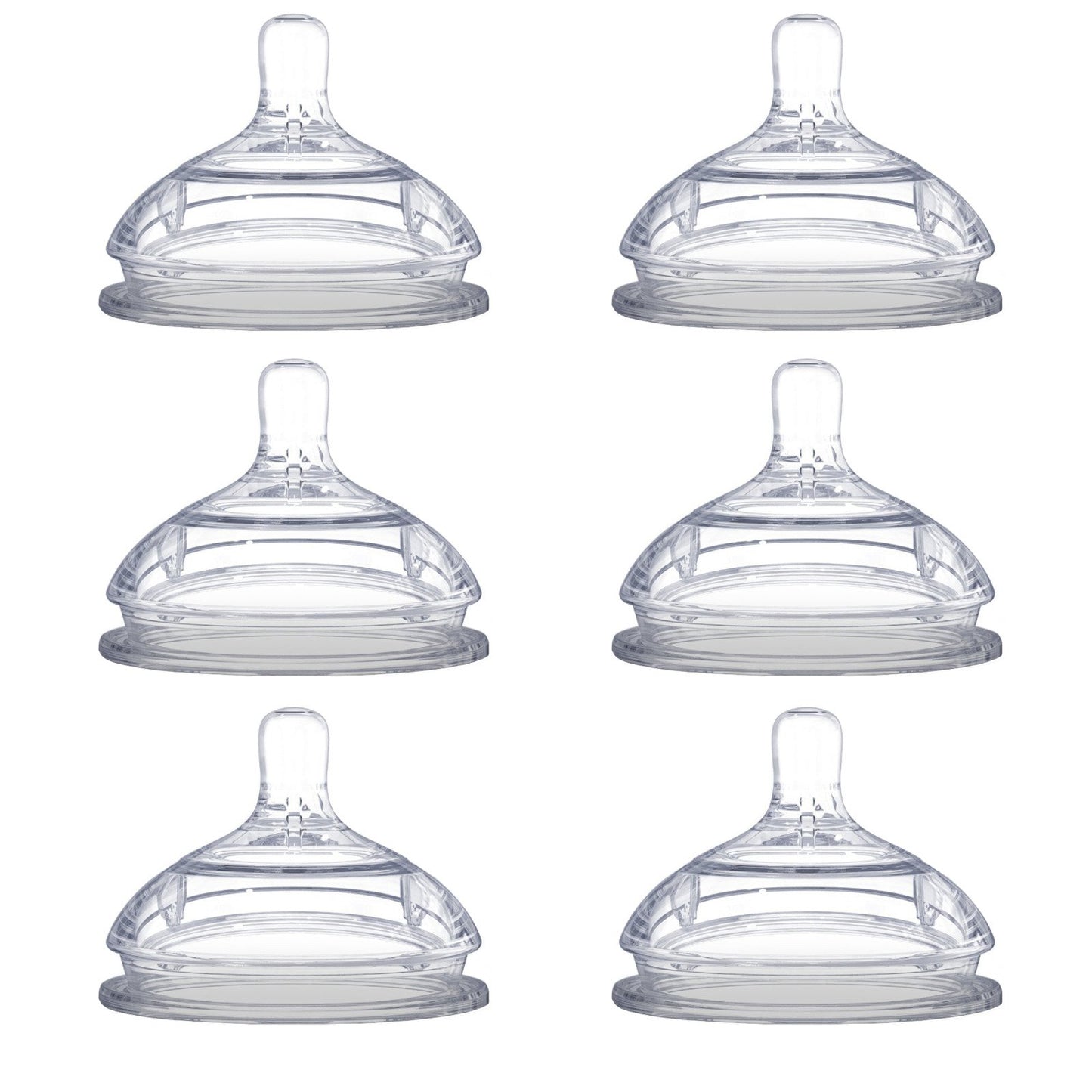 Comotomo Replacement Nipples, Medium Flow - 2 Count, 3 Packs