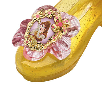 Disney Princess Beauty And The Beast Belle Sparkle Shoes, Official Disney Costume Accessories, Age Grade 4+, Fits Up To Size 6