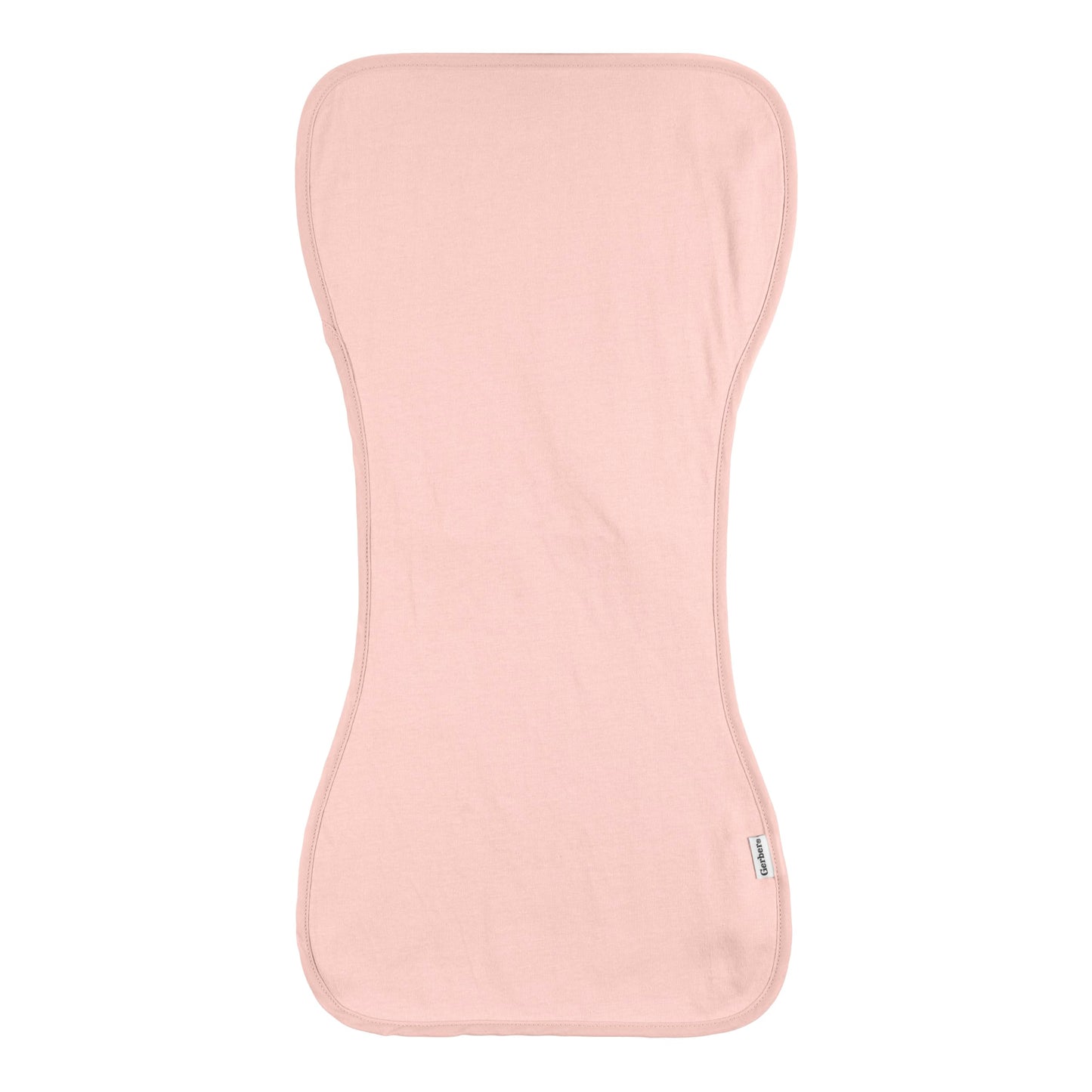 Gerber Baby Unisex Burp Cloths 5-Pack, Pink, Size 10.5' X 21'