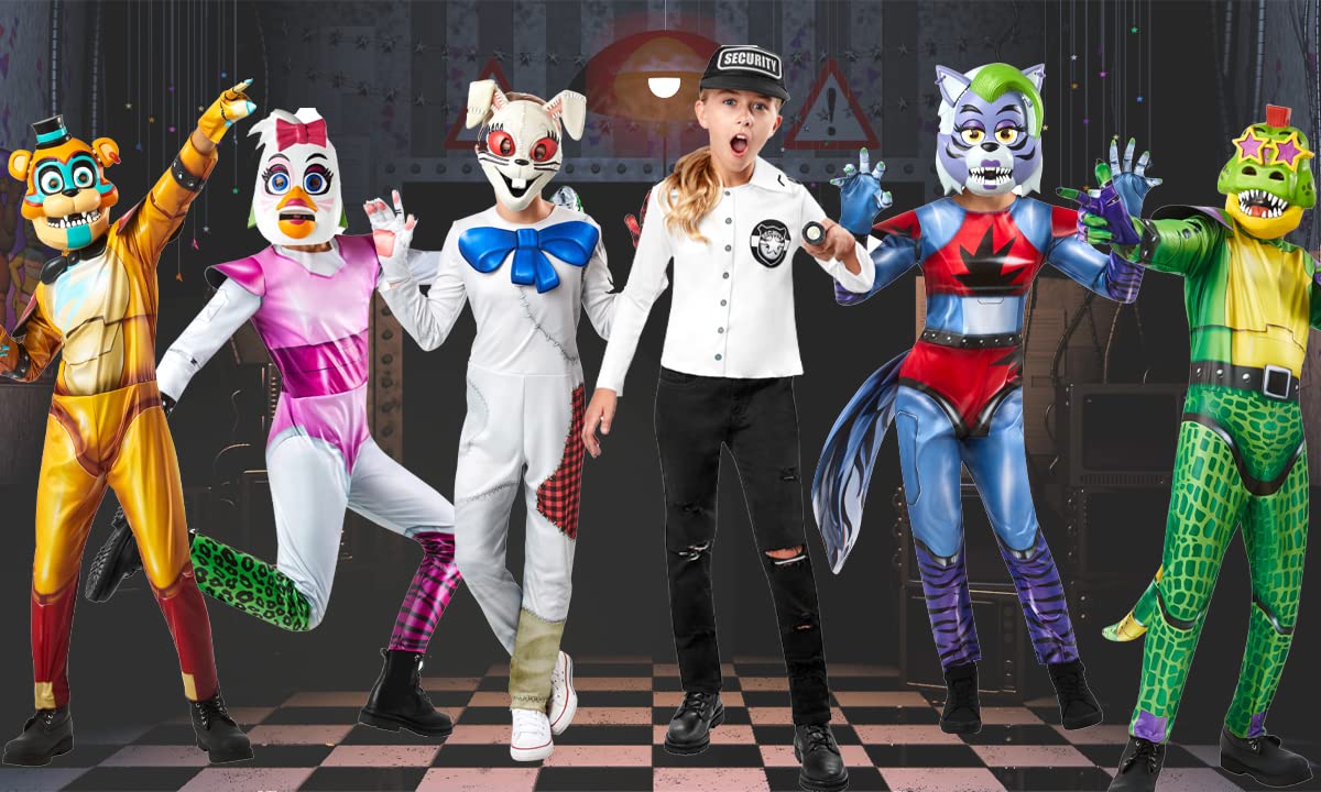 Rubie'S Child'S Five Nights At Freddy'S Glamrock Freddy Costume, As Shown, Medium