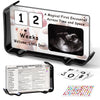 LFKATFI Ultrasound Picture Frames Pregnancy Announcement - Sonogram Keepsake with Pregnancy Countdown for Gender Reveal for Gran
