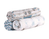 abracadabra Cotton Muslin Swaddle Wraps for New Born Baby, 018 M+ (110 cm X 110 cm, Pack of 3) Rockstar