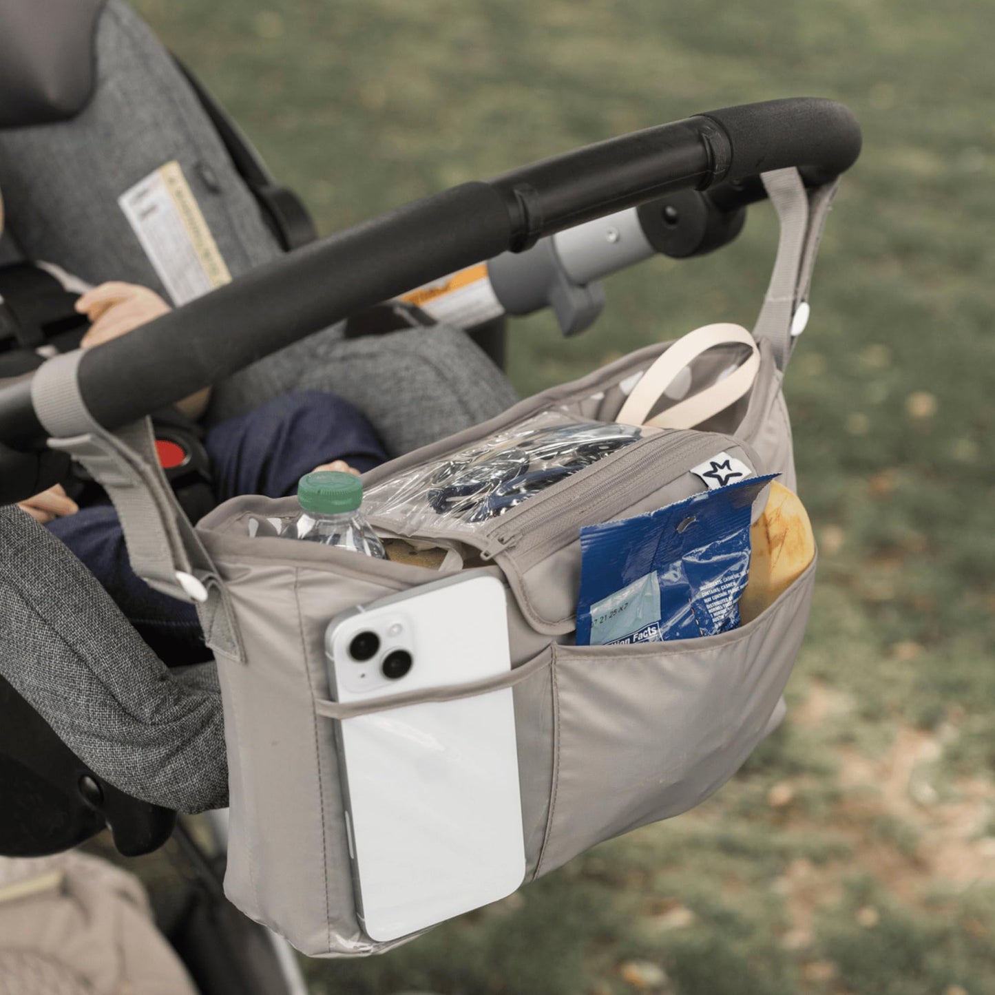 Tiny Twinkle Universal Stroller Organizer With Shoulder Strap -Fits For Uppa Baby,Baby Jogger,Nuna,Britax,Britax,Graco,Donna And