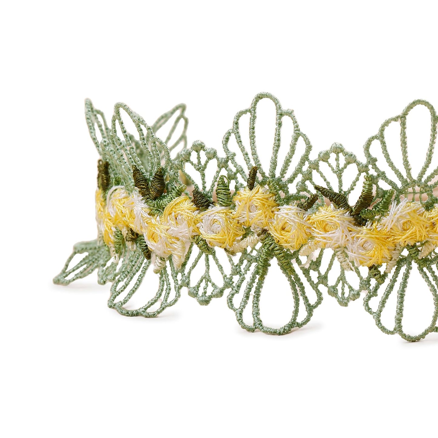 Bfnaagirl Baby Girl Floral Headband Nylon Flower Crown Elastic Hairband 3Pcs Hair Accessories Gift For Girls (9571)