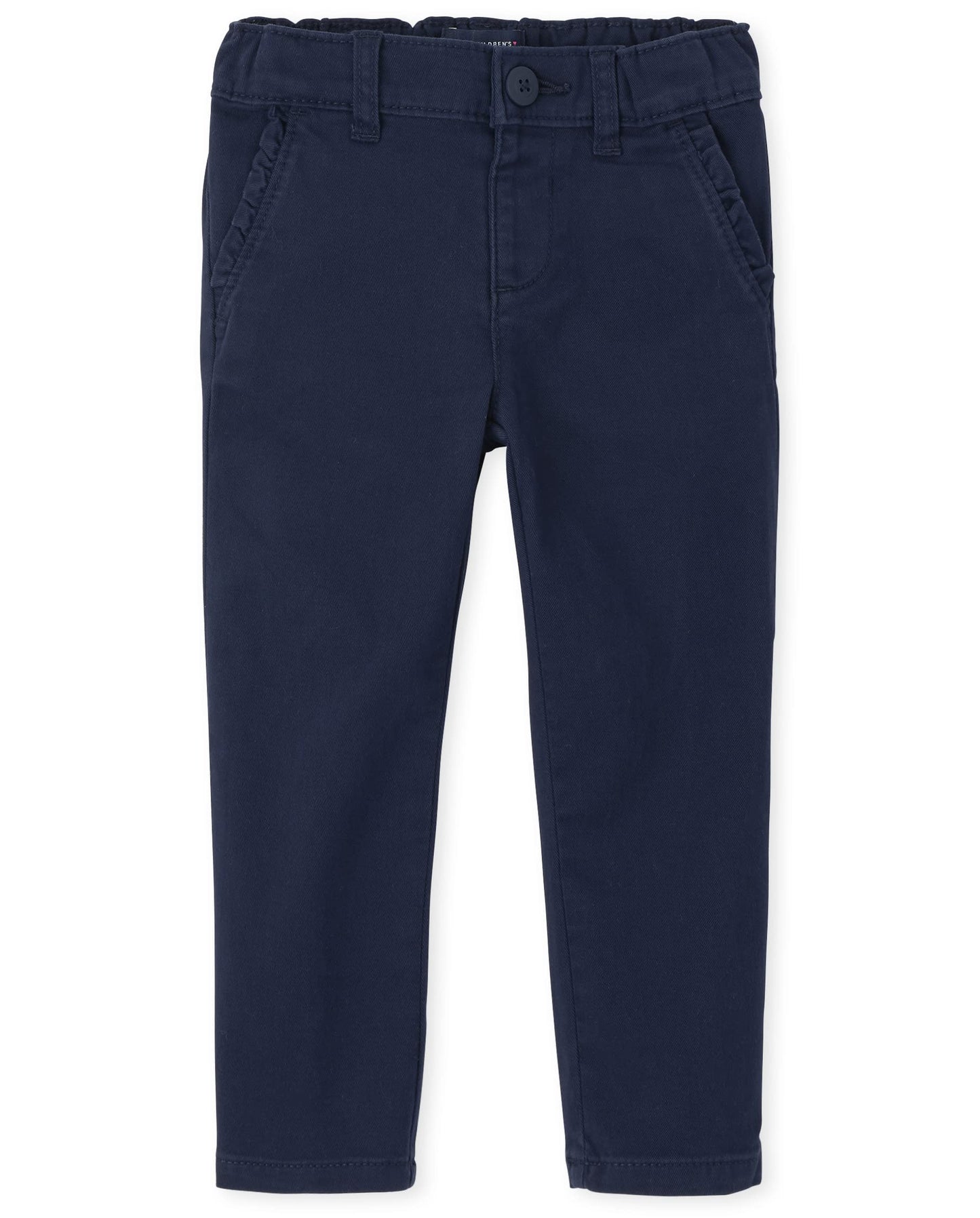 The Children'S Place Girls And Toddler Skinny Chino School Uniform Pants, Tidal Single, 5T Us