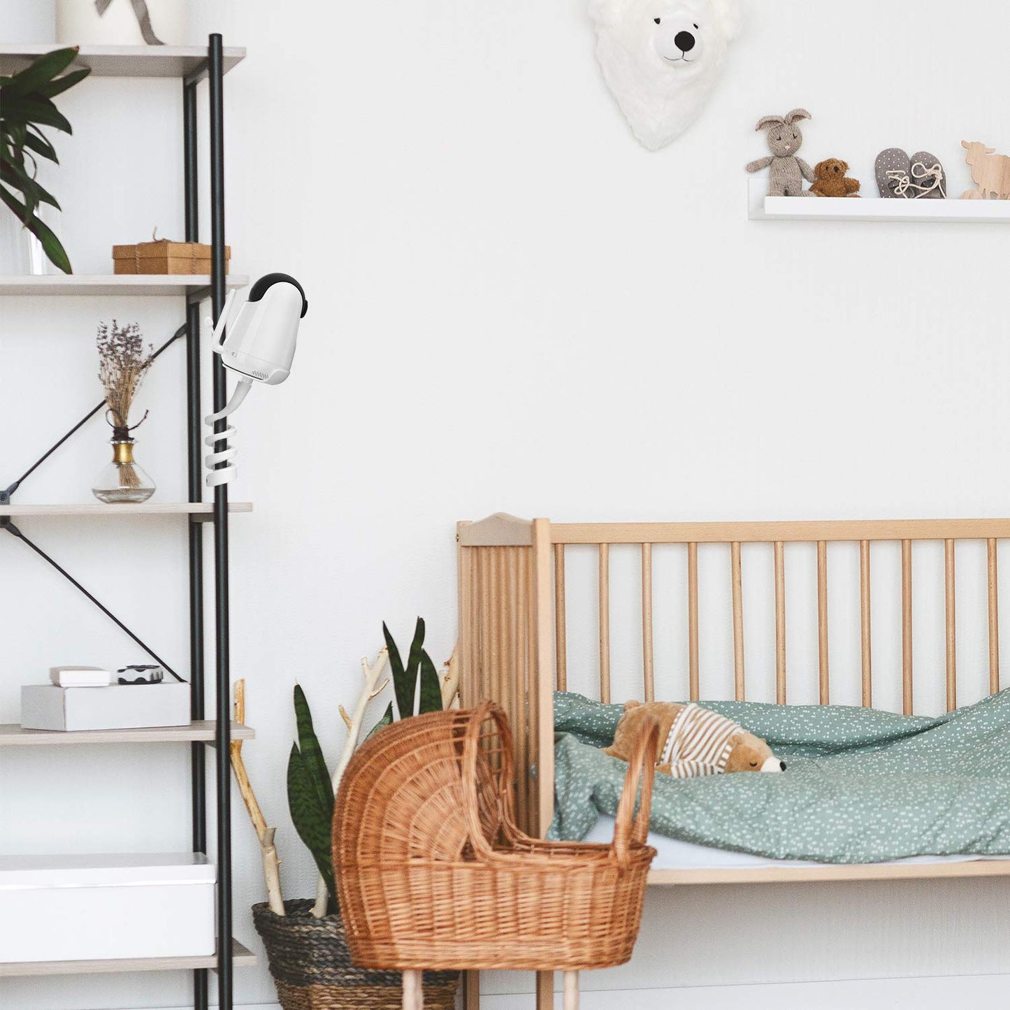 Tiuihu Baby Monitor Flexible Mount For Hipp Baby Monitor,Twist Versatile Mounting Kit For Vava/Hipp Baby Monitor