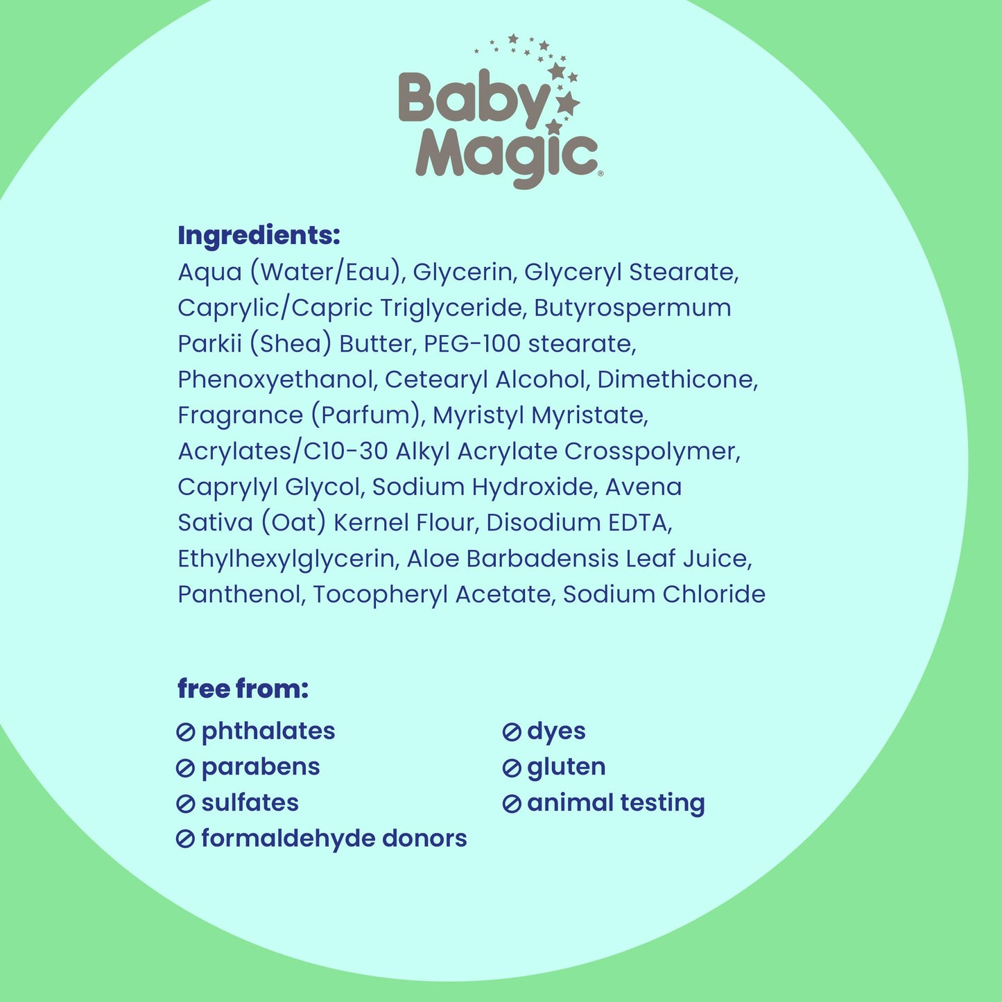 Baby Magic Creamy Whipped Butter Vanilla Oat, 8.4 Oz