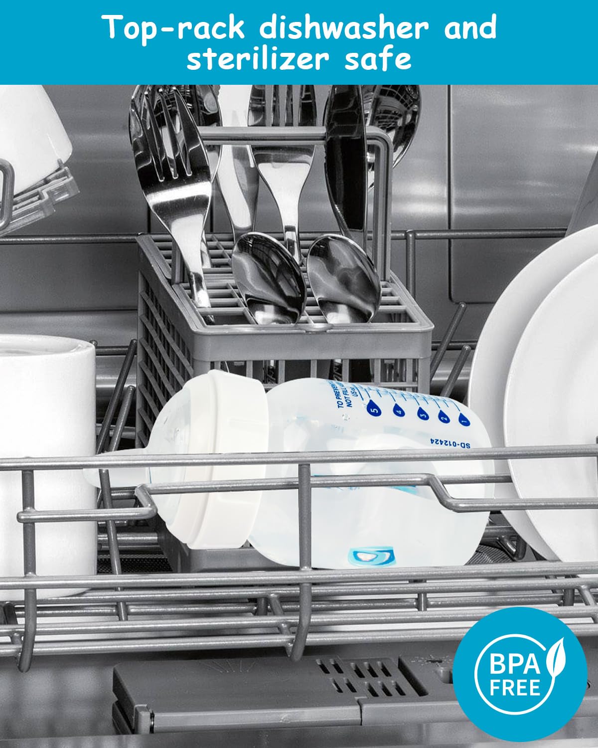 Sippy Nipple For Dr. Brown'S Wide-Neck Baby Bottles & Sippy Spout Bottles, Soft 100% Silicone Baby Bottle Sippy Straw Nipple, 6M